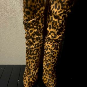 Leopard Heeled boot